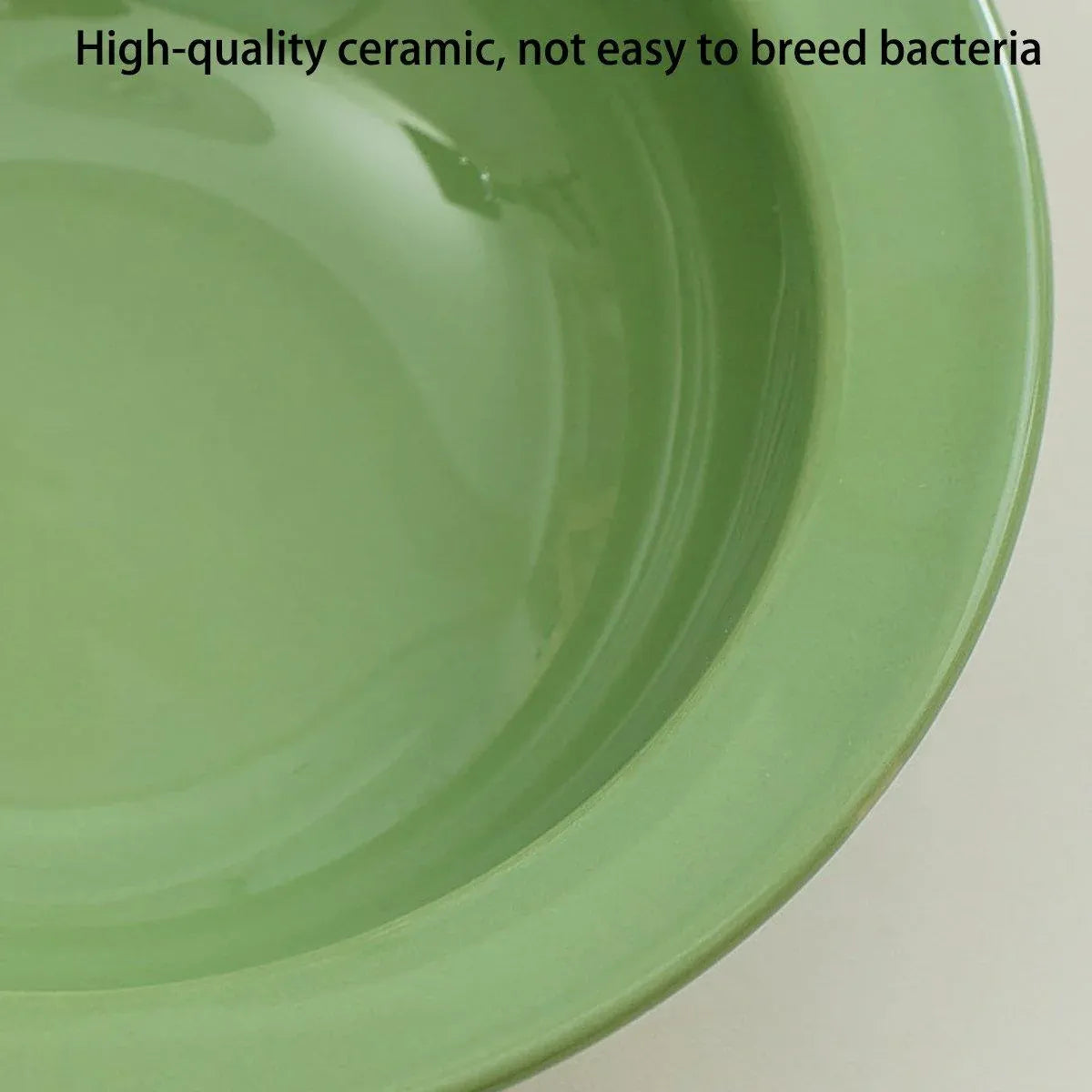 Ceramic Slant Double Bowl - Non-Slip Feeding Dish for Cats & Dogs - Purple