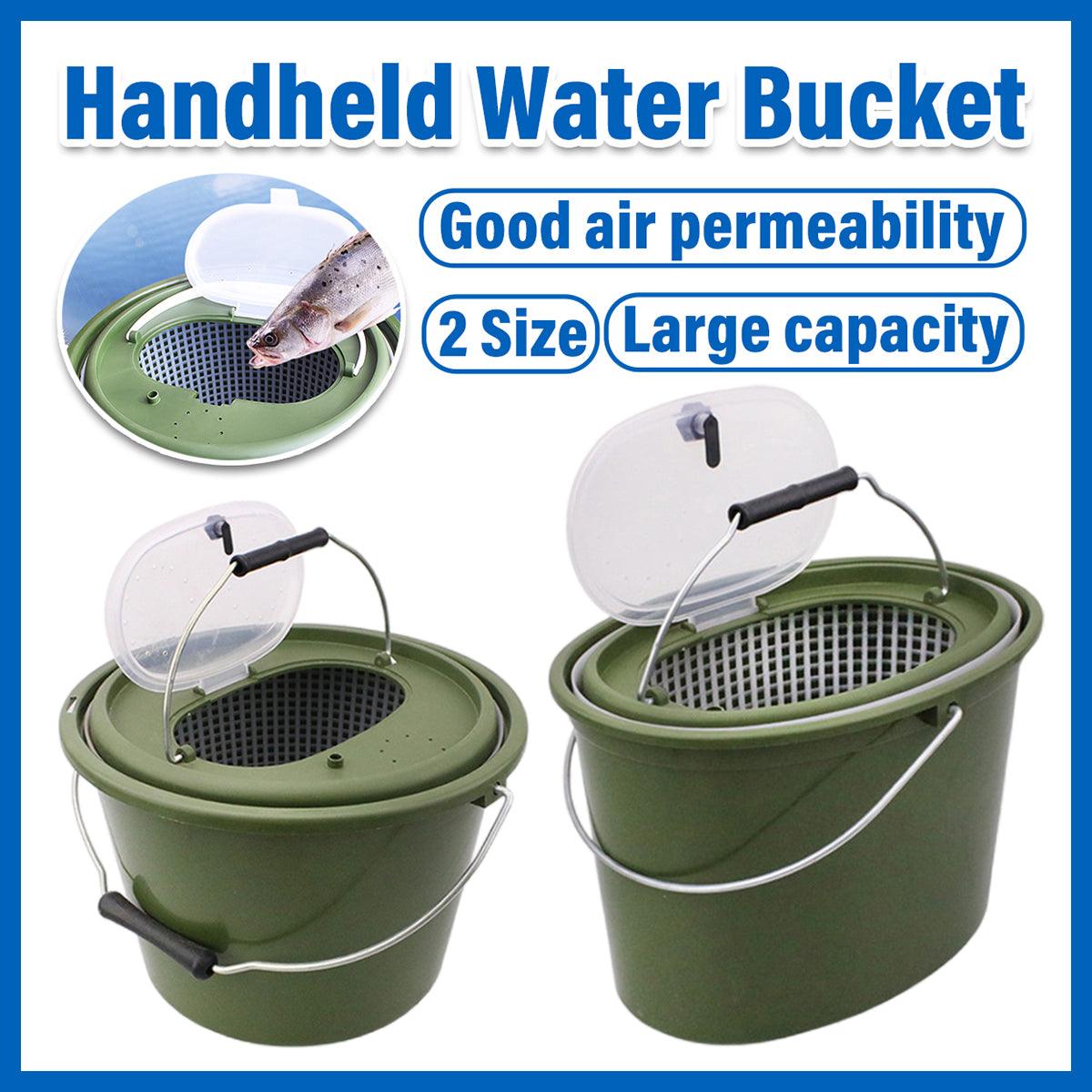 Portable Double Live Fish Bucket Breathable Fish Storage Container for Fishing - S - SuperSaverAU - view 1