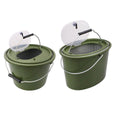 Portable Double Live Fish Bucket Breathable Fish Storage Container for Fishing - S - SuperSaverAU - view 2