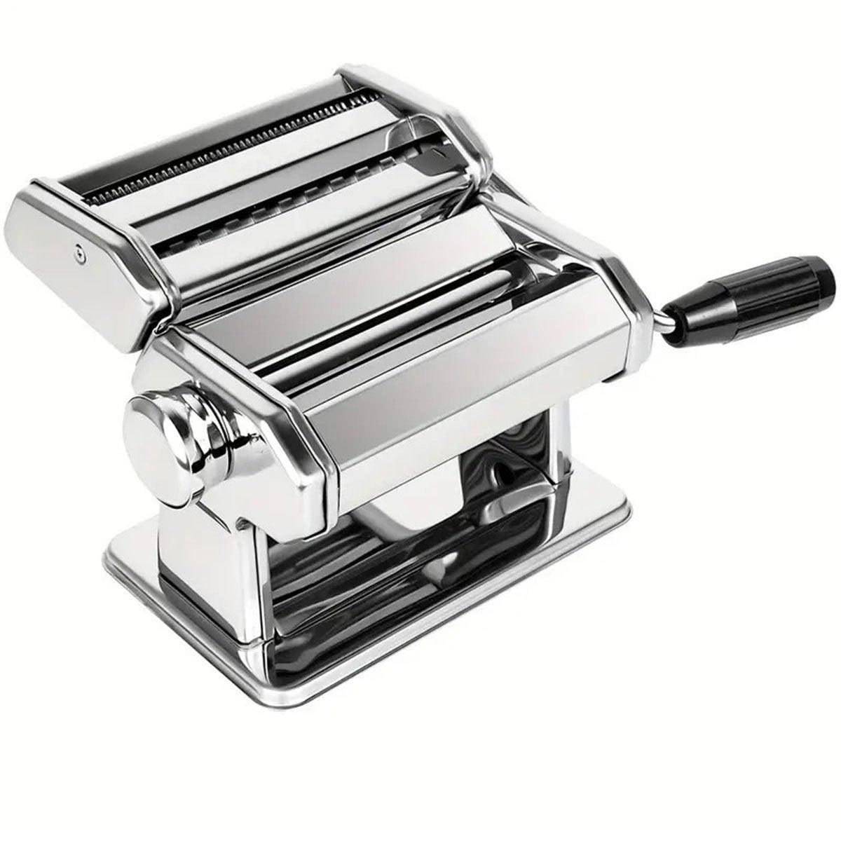 Premium Silver Manual Stainless Steel Noodle Maker Pasta Machine