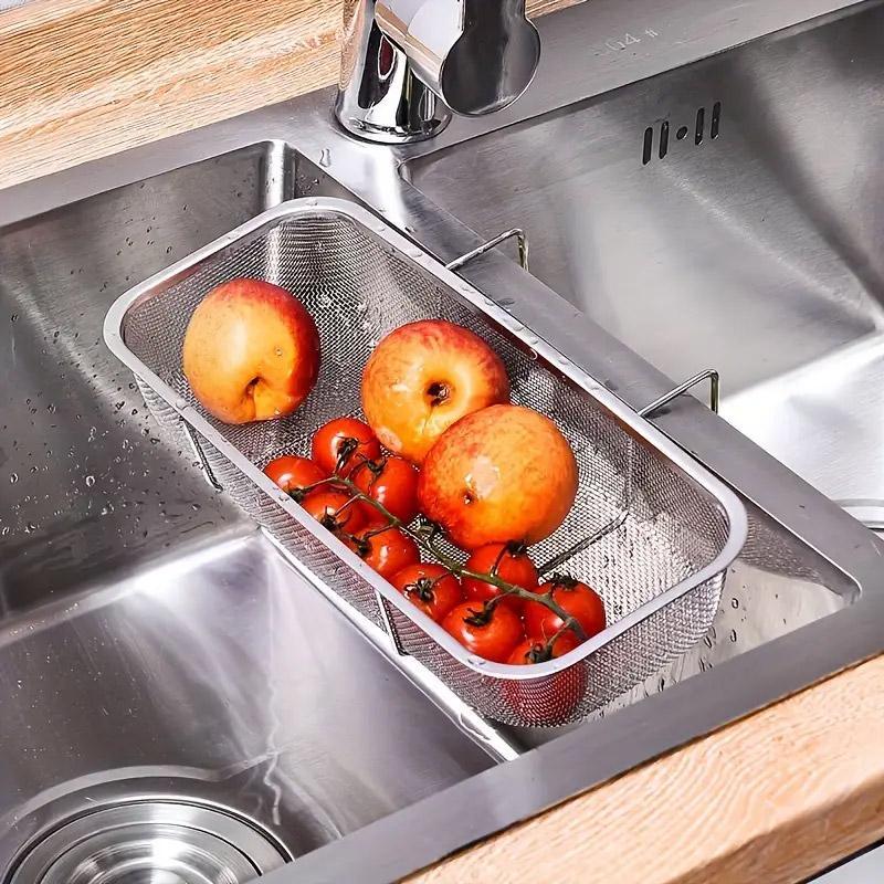 Premium Stainless Steel Sink Drainer Basket – 27 x 12cm