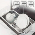Premium 304 Stainless Steel Retractable Sink Drain Basket