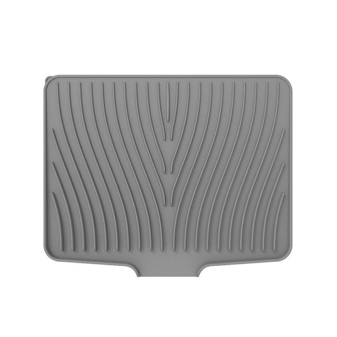 Silicone Dish Drying Mat Heat Resistant Draining Slope Pad for Kitchen Counter - Green - SuperSaverAU - view 2