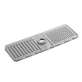 Premium Grey Silicone Faucet Draining Pad Sink Splash Guard Mat 44.5x14cm