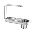 Retractable Kitchen Sink Drain Rack 37-43 cm with Filter Cup - Grey - SuperSaverAU - view 5