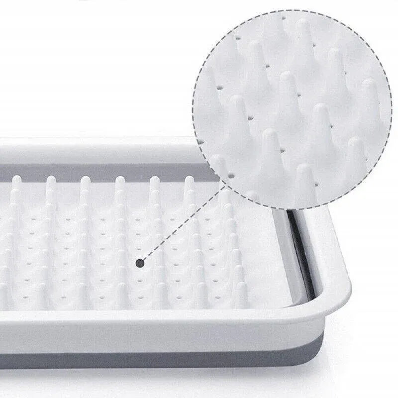 Premium Home Master 10L Collapsible Dish Drainer 34x28.5cm Camping Caravan