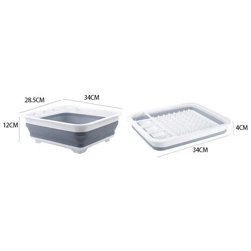 Premium Home Master 10L Collapsible Dish Drainer 34x28.5cm Camping Caravan