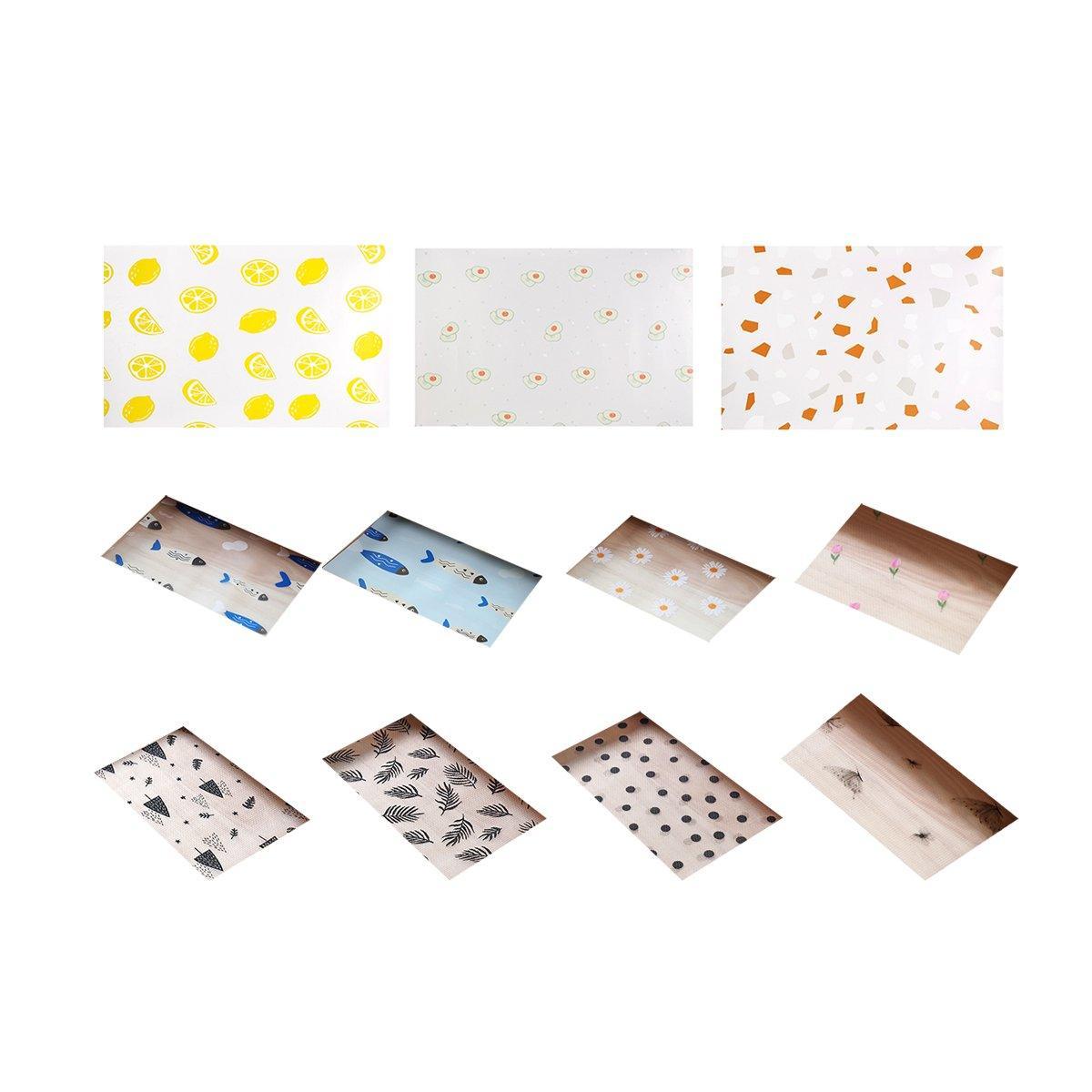 Household Drawer Liner Paper 45cm x 150cm - Grease & Moisture Proof, Stylish Designs - SuperSaverAU - view 2