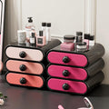 Premium White 3-Tier Cosmetic Organiser with Drawers and Top Tray 20x19x18.5cm