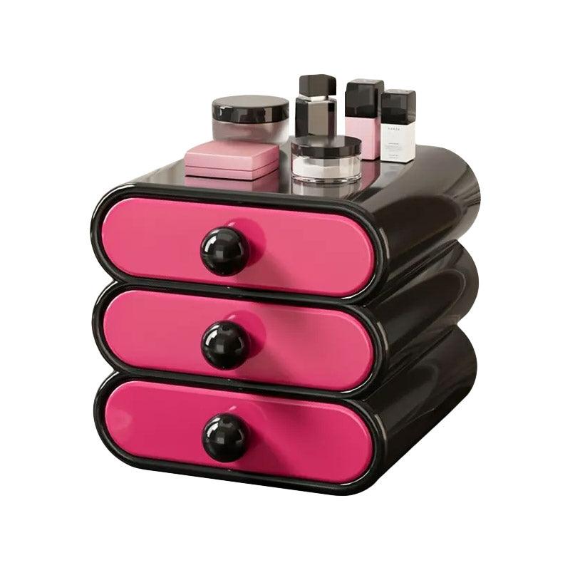 3-Tier Drawer Cosmetic Organizer for Makeup - White