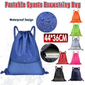 Premium Nylon Drawstring Backpack Sport Bag – Pink