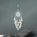 Premium Handmade Macrame Dream Catcher Wall Hanging – White 65cm