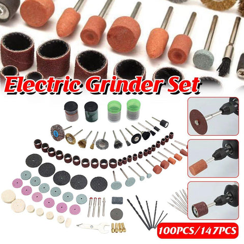 Premium Rotary Tool Accessory Set for Grinding & Polishing - 147 Pieces