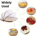 Premium Bamboo Food Storage Basket – with Mesh Cover