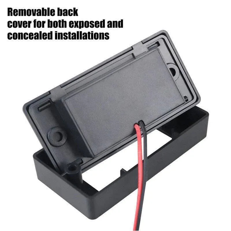 Premium Dual USB Car Charger Socket Panel 12V 24V 5V 3.1A