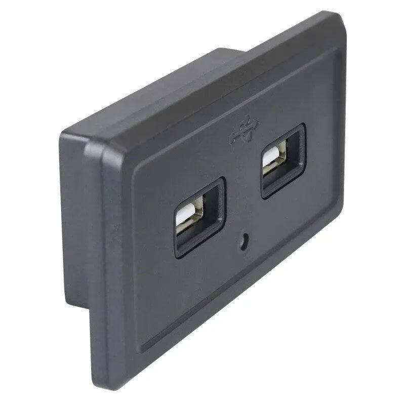 Premium Dual USB Car Charger Socket Panel 12V 24V 5V 3.1A