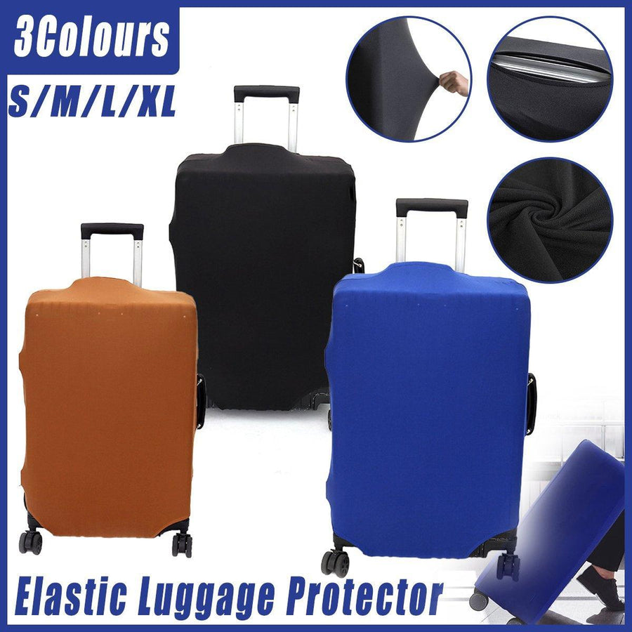 Premium High-Stretch Luggage Protector Cover – Blue 32 Inch