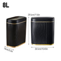 Premium 8L Smart Sensor Trash Can – Black