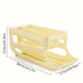 Premium Three-Layer Sliding Egg Storage Box – Yellow