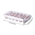V528 Egg Storage Containers Set of 2, 18 Slots, Stackable, Food-Safe Plastic - SuperSaverAU - view 1