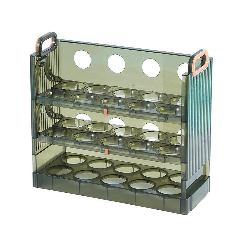 Premium Refrigerator Egg Organiser – 30 Egg Capacity with Freshness Tracker