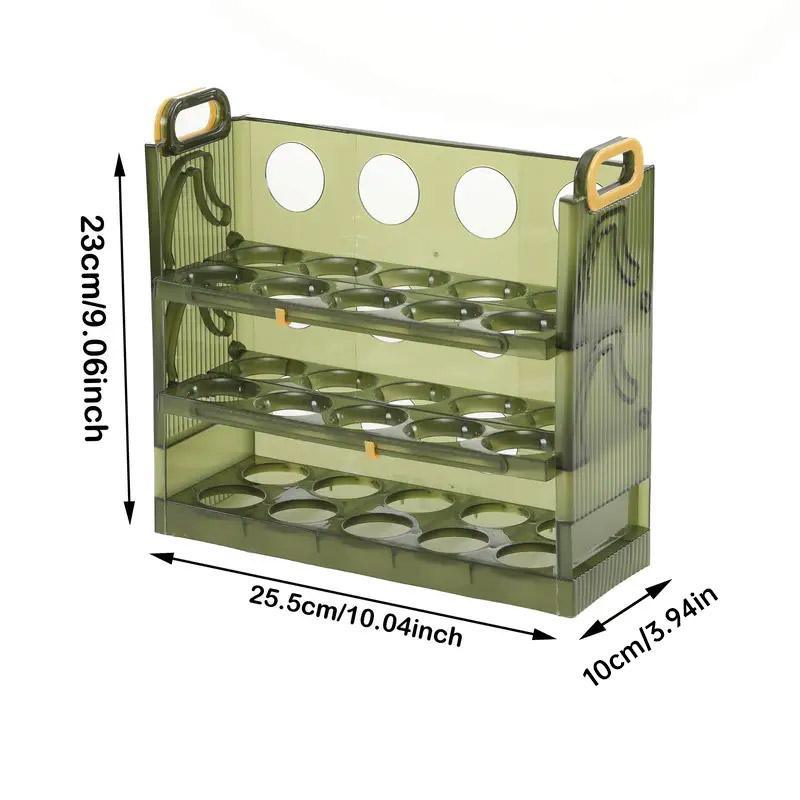 Premium Refrigerator Egg Organiser – 30 Egg Capacity with Freshness Tracker