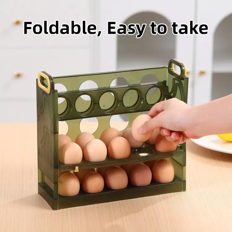 Premium Refrigerator Egg Organiser – 30 Egg Capacity with Freshness Tracker