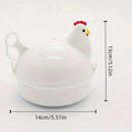 Premium Microwave 4 Egg Steamer Cooker with Chicken Design