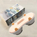 Premium White Microwave Egg Steamer Cooker with Lid Double Cup Tray