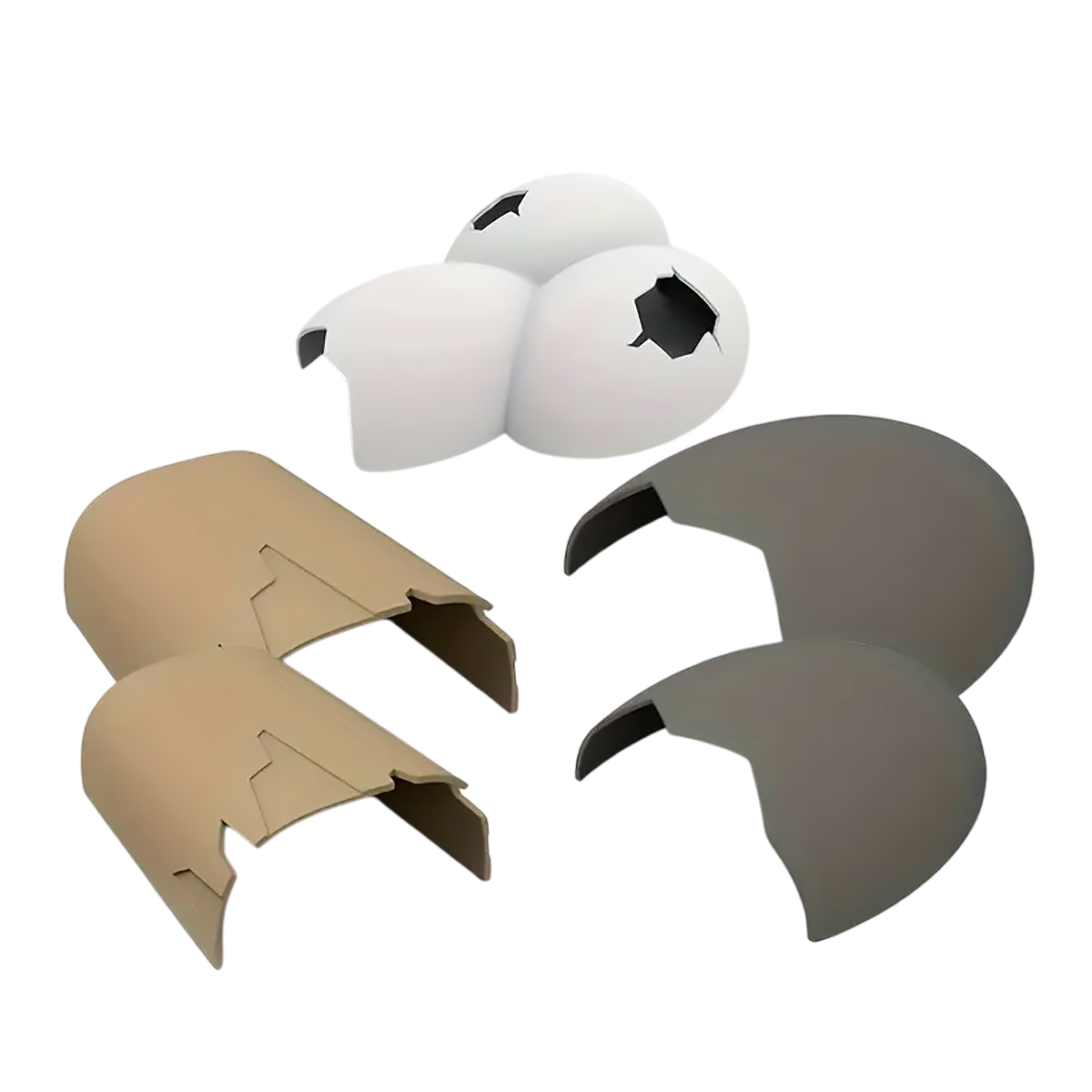 Premium Reptile Hideout Cave Tree Pattern Set - 2pcs