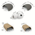 Premium Reptile Hideout Cave Tree Pattern Set - 2pcs