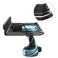 Premium Wall Mount Metal Drill Storage Rack - Black