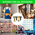 Premium Wall Mount Metal Drill Storage Rack - Black