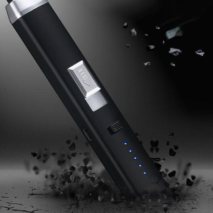 Electronic USB Rechargeable Pulse Arc Candle Lighter, 230x25.5x16.5MM, Windproof, Safety Lock