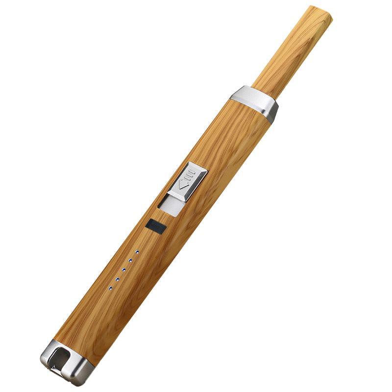 Electronic USB Rechargeable Pulse Arc Candle Lighter, 230x25.5x16.5MM, Windproof, Safety Lock