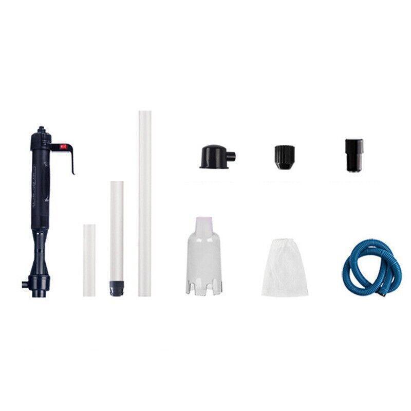 Premium Battery Powered Aquarium Gravel Cleaner with Filter Bag