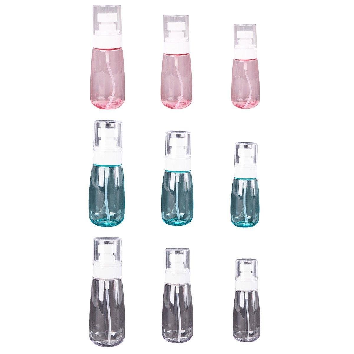 Premium 10pcs 100ml Pink Travel Emulsion Dispenser Bottles for Lotion Shampoo