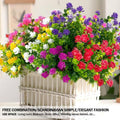 Premium Artificial Camellia Flower Bundles – 8 Pack