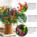 Premium Artificial Camellia Flower Bundles – 8 Pack