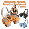Blue Four Wheel Abdominal Roller with Elbow Support for Core Training - SuperSaverAU - view 1