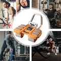 Blue Four Wheel Abdominal Roller with Elbow Support for Core Training - SuperSaverAU - view 4