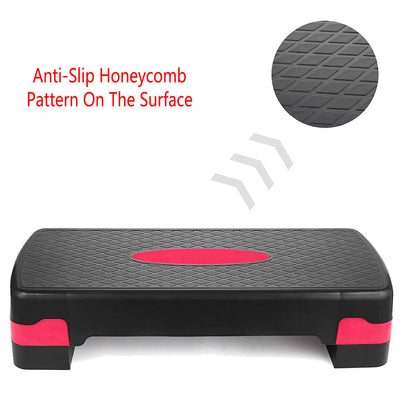 Compact Aerobic Step Platform - Adjustable Height for Home Workouts