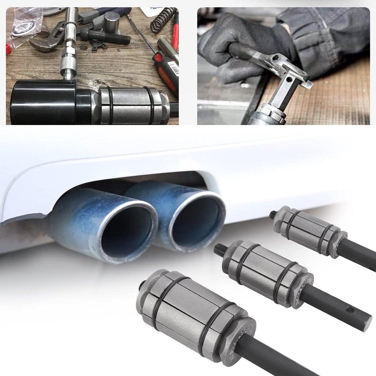 Premium 3 Piece Tail Pipe Expander Exhaust Muffler Spreader Set