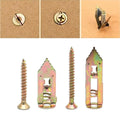 Premium Self-Drilling Drywall Anchors & Screws – 12 x 30mm, 100 Pack