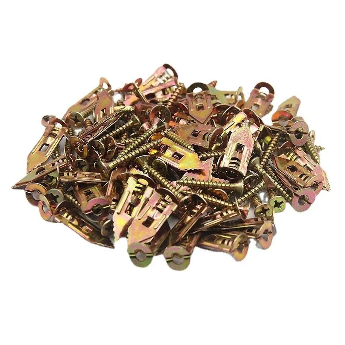 Premium Self-Drilling Drywall Anchors & Screws – 12 x 30mm, 100 Pack