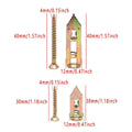 Premium Self-Drilling Drywall Anchors & Screws – 12 x 40mm, 100 Pack