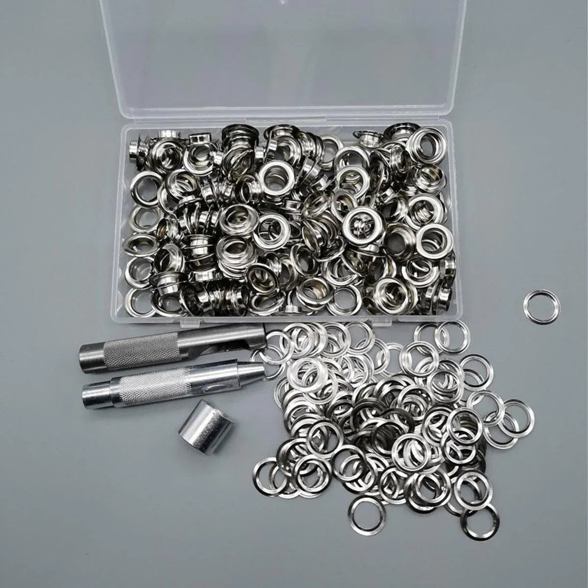 Premium 200 Set 12mm Copper Eyelet Grommet Kit with Tools
