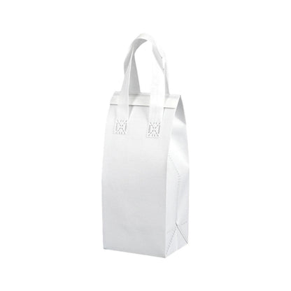50pcs Thermal Insulation Bags Non-Woven Food Storage Bag - White 27x12x10cm