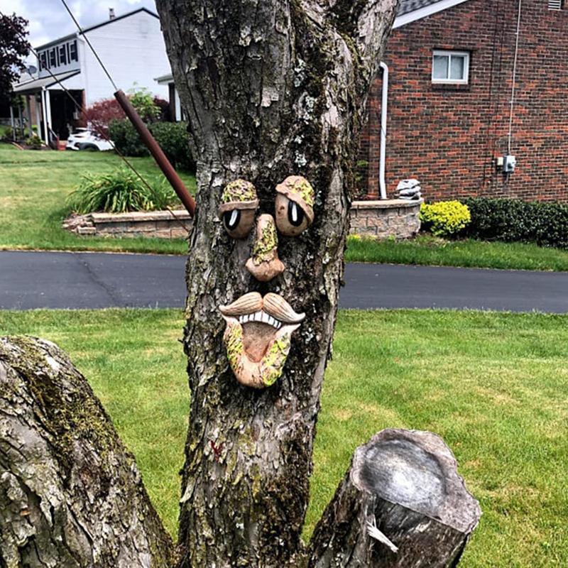 Premium Old Man Tree Hugger Garden Sculpture – Style B