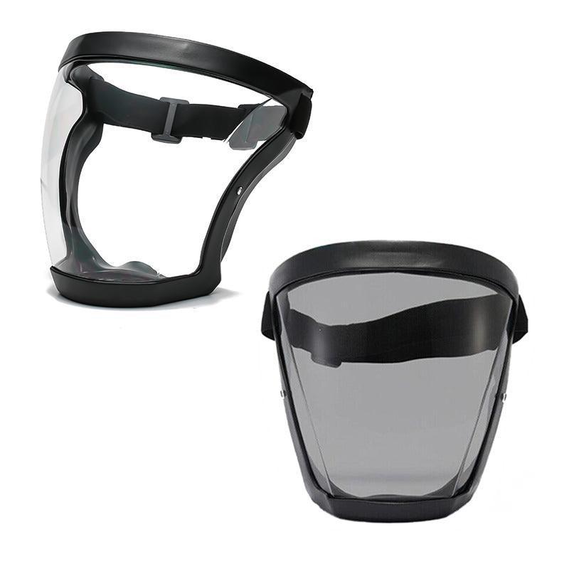 Premium Anti-Fog Full Face Shield Mask for Adults - Black, 1 Pack